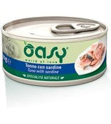 OASI UMIDO NATURALE TONNO CON SARDINE LATTINA G.150