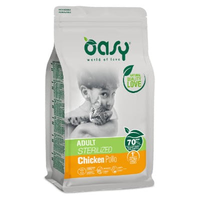 OASI SECCO GATTO STERLIZZATO POLLO G.300