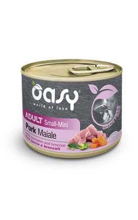 OASI ADULTO SMALL GRAIN FREE MAIALE LATTA DA G.200