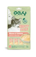 snack mousse per gatto con salmone in conf. da 4x15g.