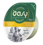 OASY MORE LOVE POLLO CON ZUCCA CUP DA 70 G,
