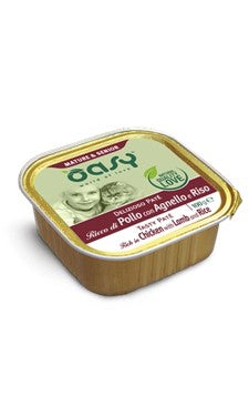 OASI PATE' SENIOR POLLO CON AGNELLO 100 GR