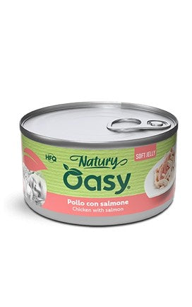 OASI UMIDO SOFT JELLY 85 GR POLLO CON SALMONE