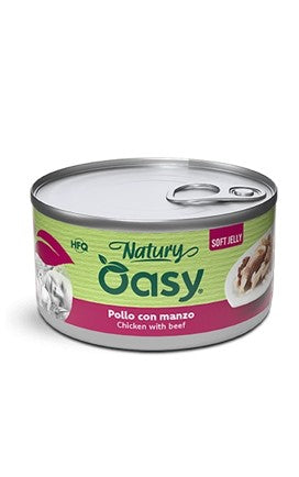 OASI UMIDO SOFT JELLY 85 GR POLLO CON MANZO