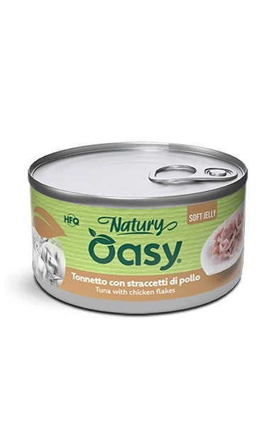 OASI UMIDO SOFT JELLY 85 GR TONNETTO CON STRACCETTI DI POLLO