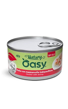 OASY WET CAT NATURY SOFT JELLY 150GR POLLO CON MAZZANCOLLE