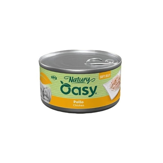 Oasy dog natury soft gelly pollo lattina 150g