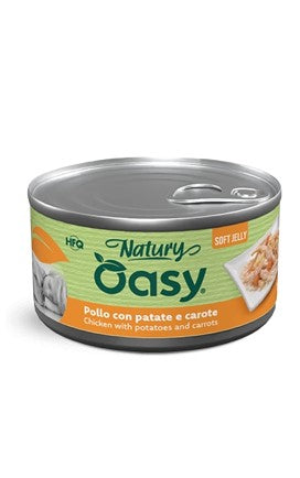 Oasy Wet Dog Natury Soft Jelly - POLLO CON PATATE E CAROTE Latti   *
