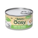 Oasy Wet Cat Natury Cooking Broth - POLLO CON VERDURE Lattina 85