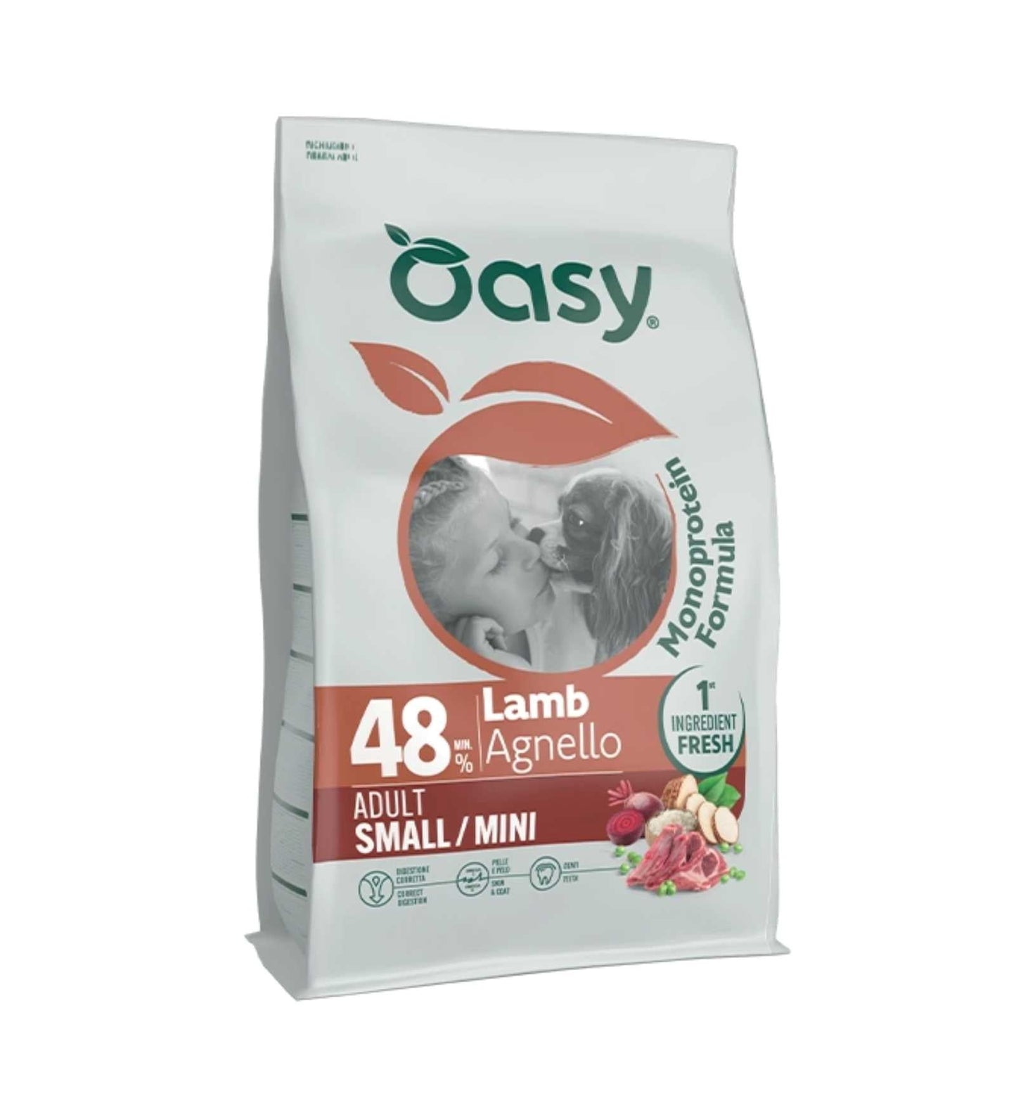 oasi adult small agnello 2kg.