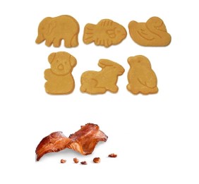 BISCOTTI MIX ANIMALETTI AL BACON DA KG. 1