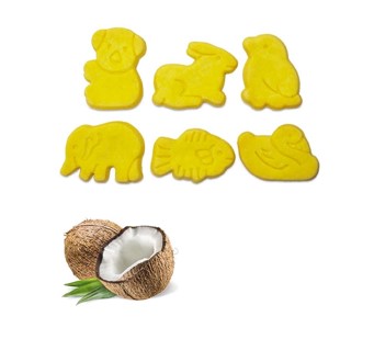 BISCOTTI ANIMALETTI AL COCCO  IN CONF.  DA KG. 1