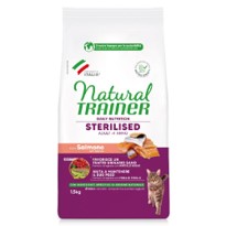 NATURAL TRAINER STERILISED CON SALMONE E FIBRA DI PISELLO