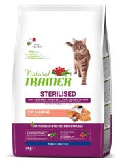 NATURAL TRAINER STERILISED CON SALMONE 3KG