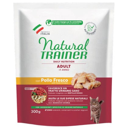 NATURAL TRAINER ADULTO GATTO POLLO 300GR