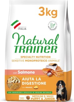 Sensitive PUPPY E JUNIOR 3KG con SALMONE e cereali
