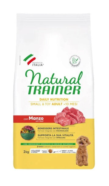 NATURAL TRAINER SMALL E TOY CON MANZO E RISO 2 KG