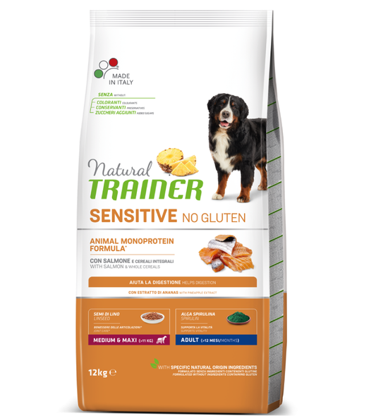 TRAINER MED/MAXI ADULTO CONIGLIO KG.12