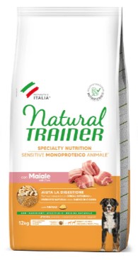 SENSITIVE ADUL 12KG CON MAIALE E CEREALI