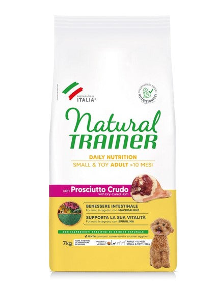 NATURAL TRAINER ADULTO MINI CON PROSCIUTTO CRUDO 7KG
