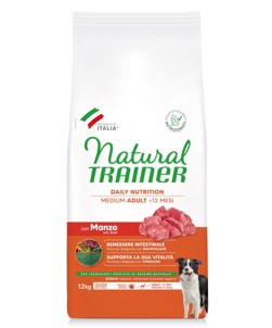 NATURAL TRAINER ADULTO MEDIO MANZO 12 KG ( €5,00 SCONTO )