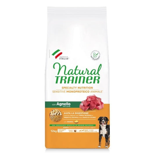 MED/MAXI ADULTO AGNELLO 12 KG.