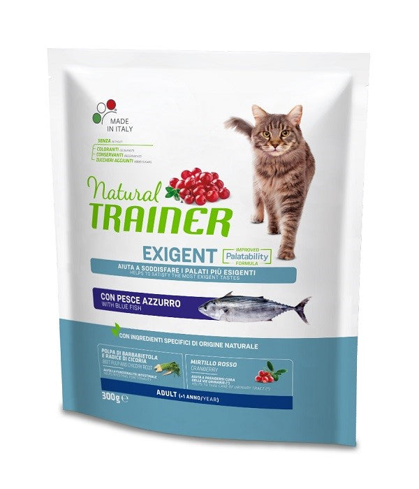 NATURAL TRAINER SECCO GATTO APPETITO DIFFICILE AL PESCE AZZURRO 300GE