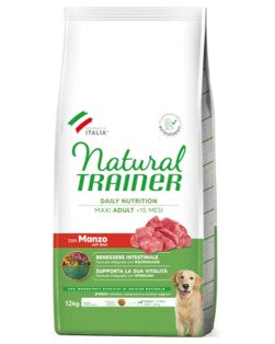 ADULTO MAXI  MANZO E RISO 12KG
