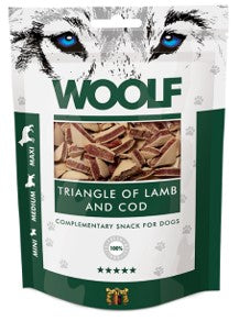 WOOLF TRIANGOLINI DI AGNELLO CON MERLUZZO IN BUSTA G. 100
