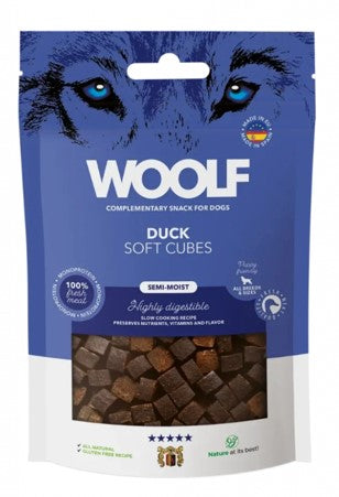 soft cube d'anatra per cani 100g.