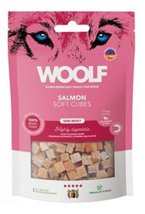 soft cube salmone per cani 100g.
