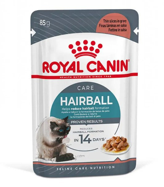 royal canin umido hairball care in salsa in busta g. 85