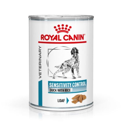 Royal canin sensitivity control all'anatra in latta da g. 420