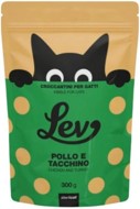 LEV CROCCANTINI PER GATTI STERILIZZATI al pollo e tacchino 300g.