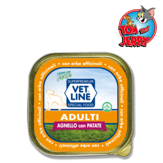 VET LINE UMIDO CANE ADULTO 150G - Tom & Jerry