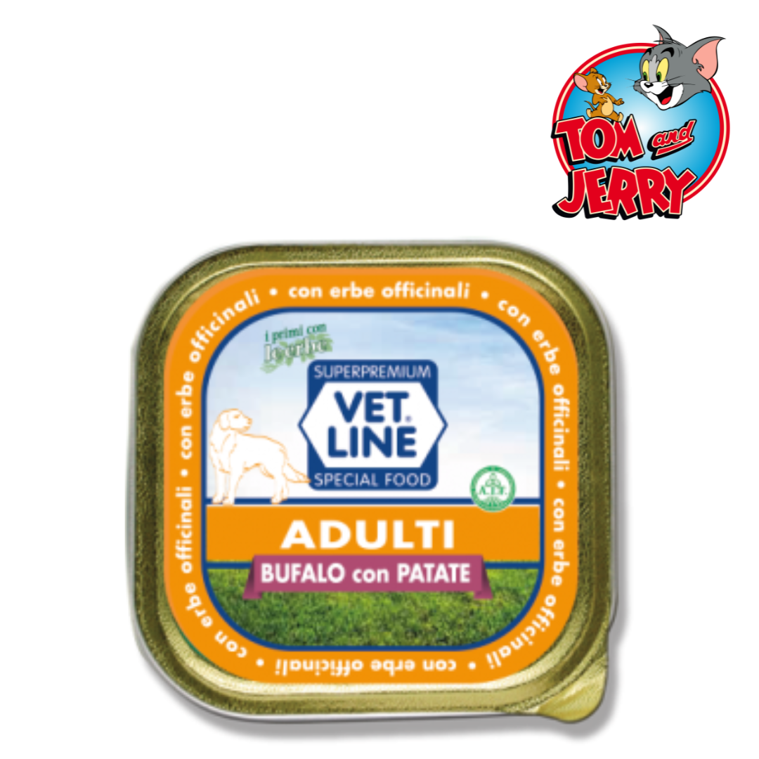 VET LINE UMIDO CANE ADULTO 150G - Tom & Jerry