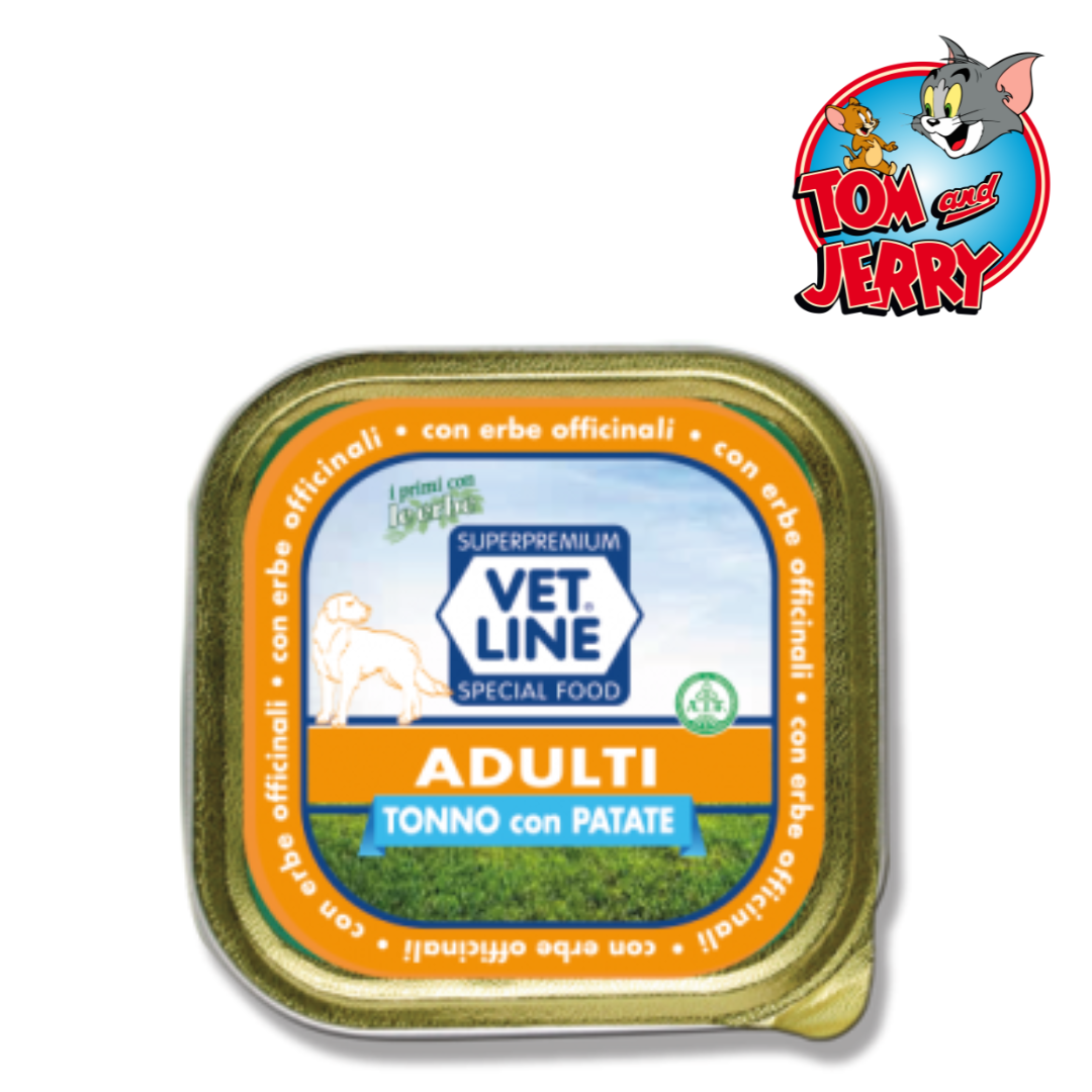 VET LINE UMIDO CANE ADULTO 150G - Tom & Jerry