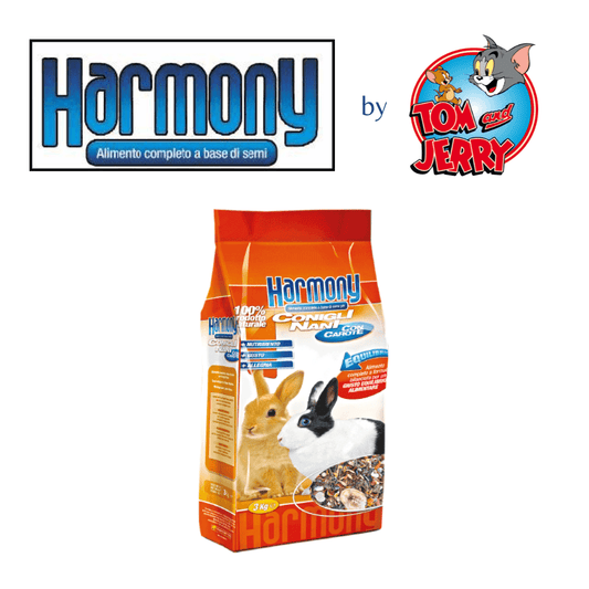 HARMONY MISCELA CONIGLI NANI 1 KG - Tom & Jerry