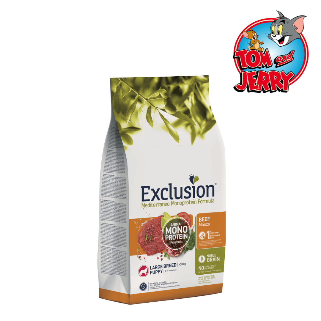 EXCLUSION PUPPY MONOPROTEIN NOBLE GRAIN - Tom & Jerry