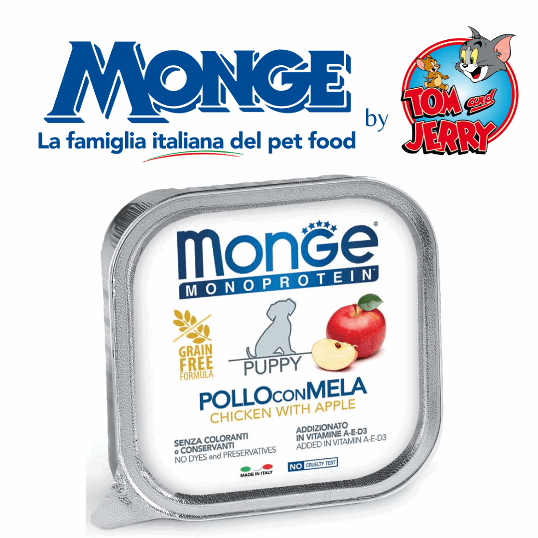 MONGE CANE UMIDO MONOPROTEICO - Tom & Jerry