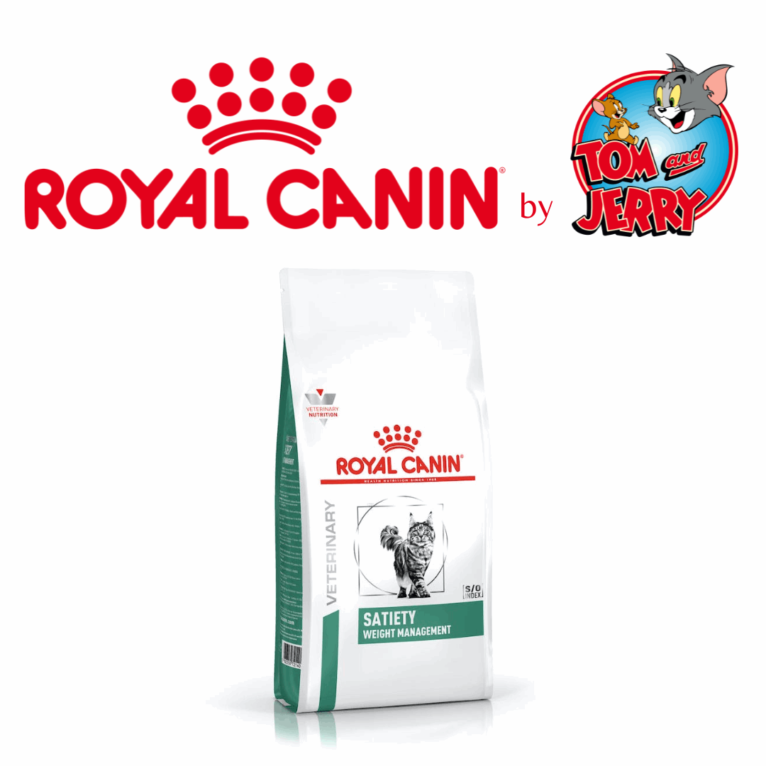 ROYAL CANIN CROCCANTINI DIETA SATIETY WEIGHT MANAGEMENT GATTO - Tom & Jerry