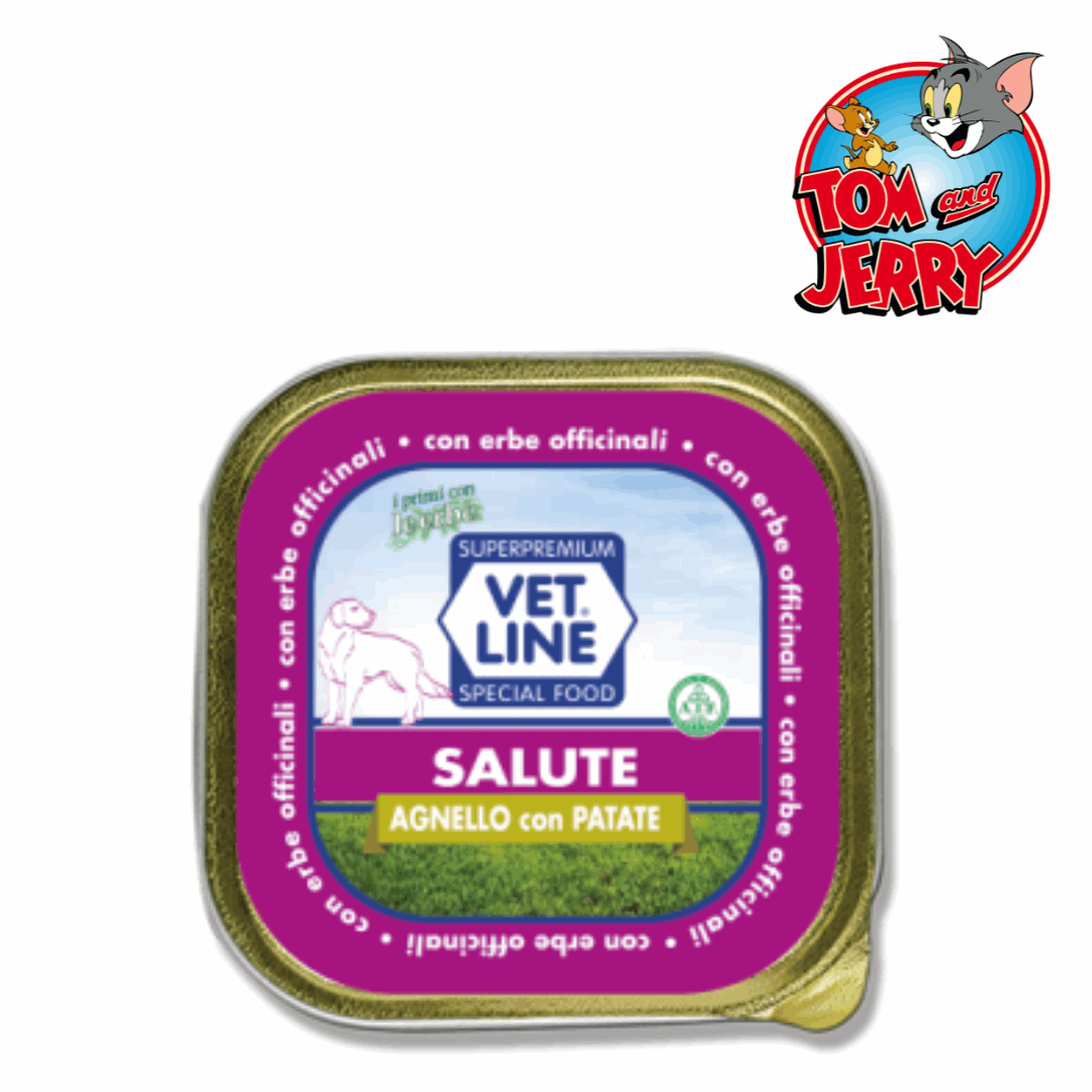 VET LINE UMIDO CANE SALUTE 150G - Tom & Jerry
