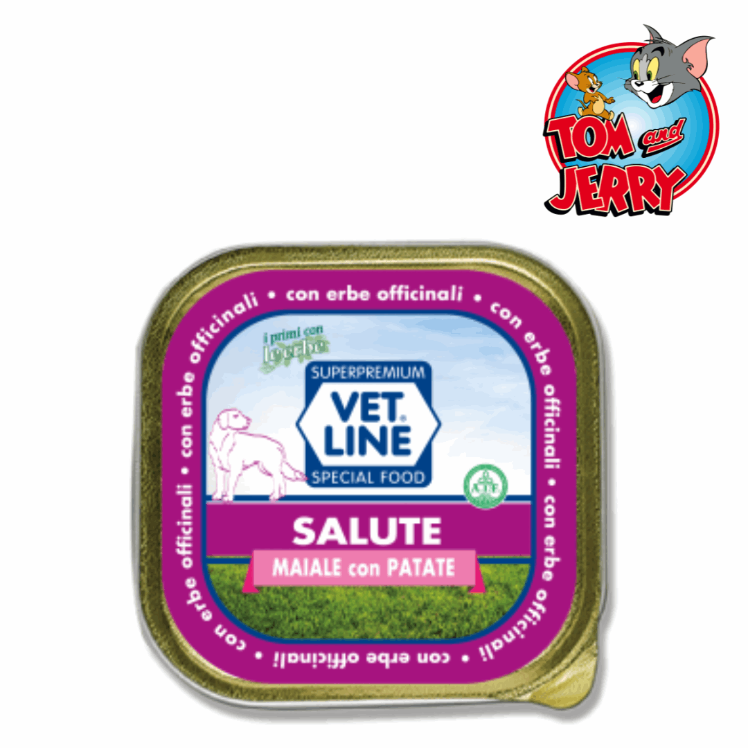 VET LINE UMIDO CANE SALUTE 150G - Tom & Jerry